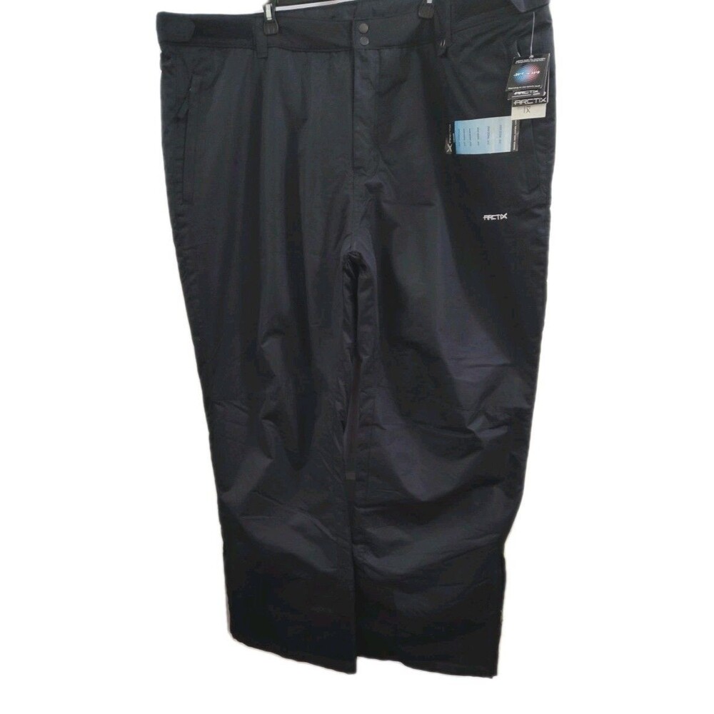 Arctix Mens 4XL 52-54W Snow Pants Black 34" Inseam -20 Insulated Warm Winter